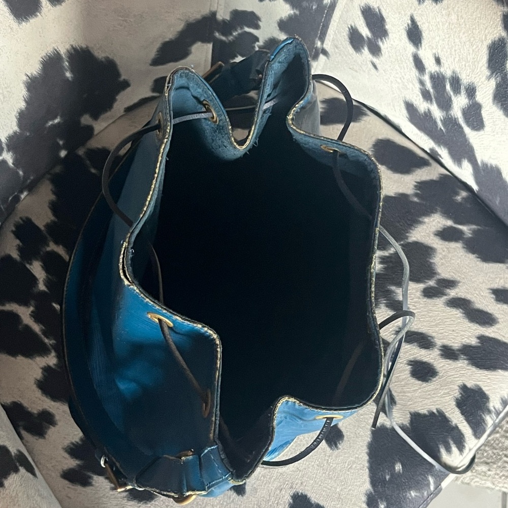 Used Condition- Louis Vuitton Blue Hobo Bag - Picture 12 of 16